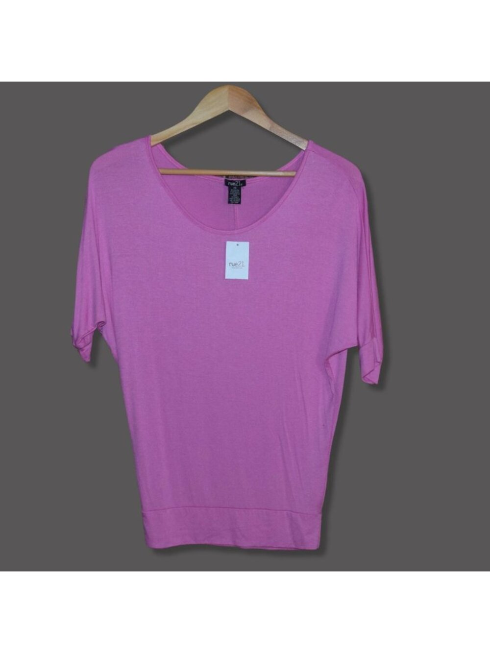 New with Tags!  Rue 21 Women's Sz XS Dolman T-Shirt Soft Blouse